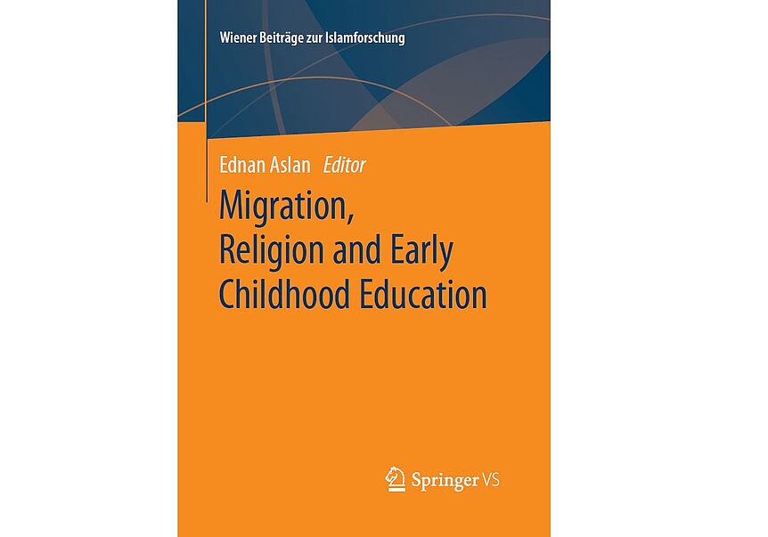 Dunkelgelbes Buchcover "Migration, Religion and Early Childhood Education"