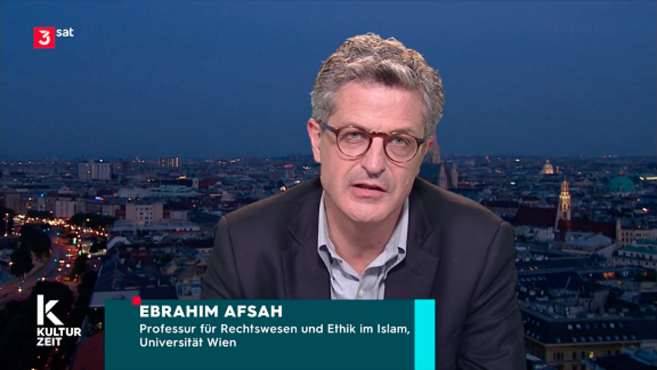 Image: Screenshot of the interview with Univ.-Prof. Ebrahim Afsah