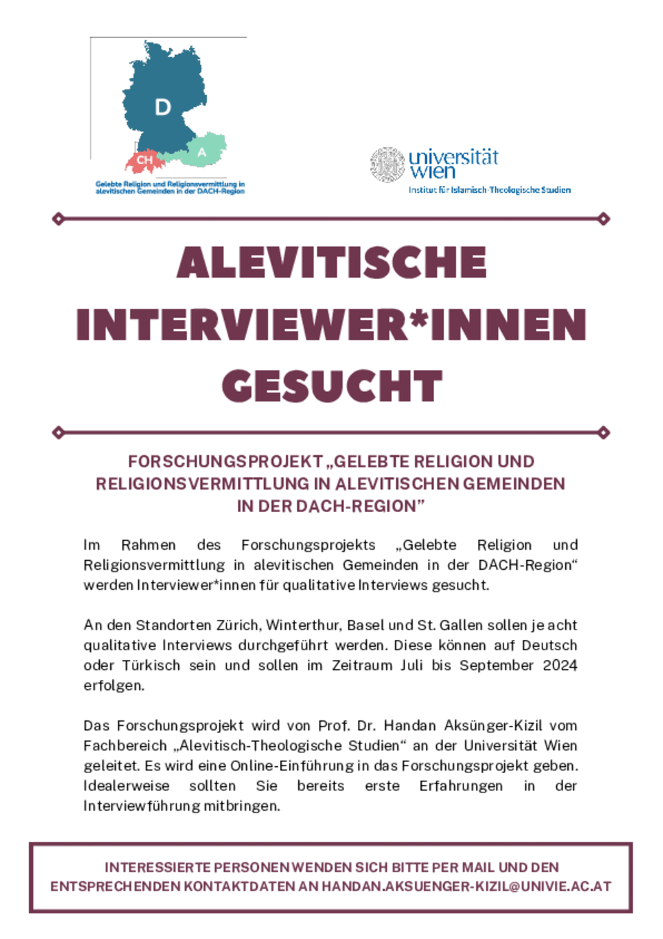 Opens PDF: Interview flyer