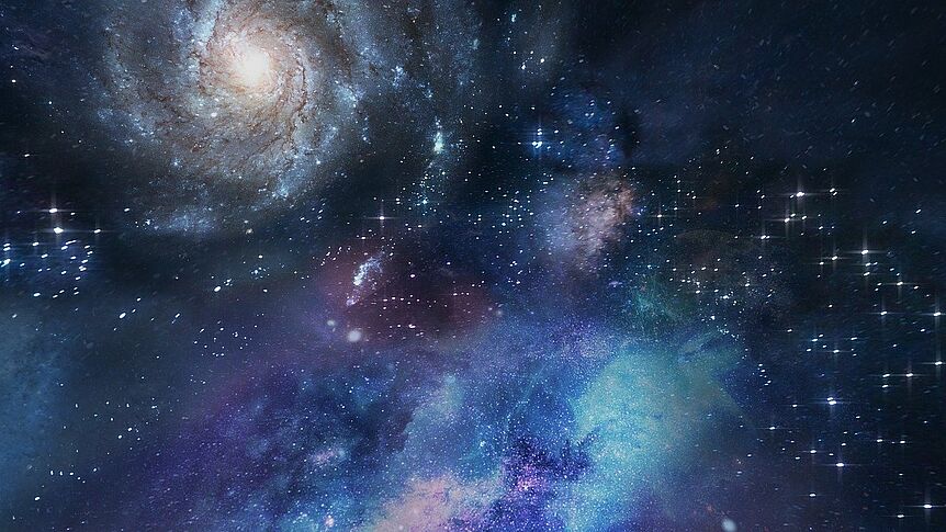 Vergrößern in neuem Tab. Bild von Galaxien