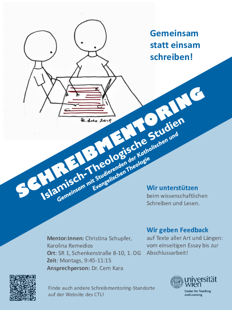 PDF in neuem Tab: Flyer des Schreibmentorings